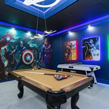 6 Bedrooms Pool And Game Room - 2 Miles To Disney 7817